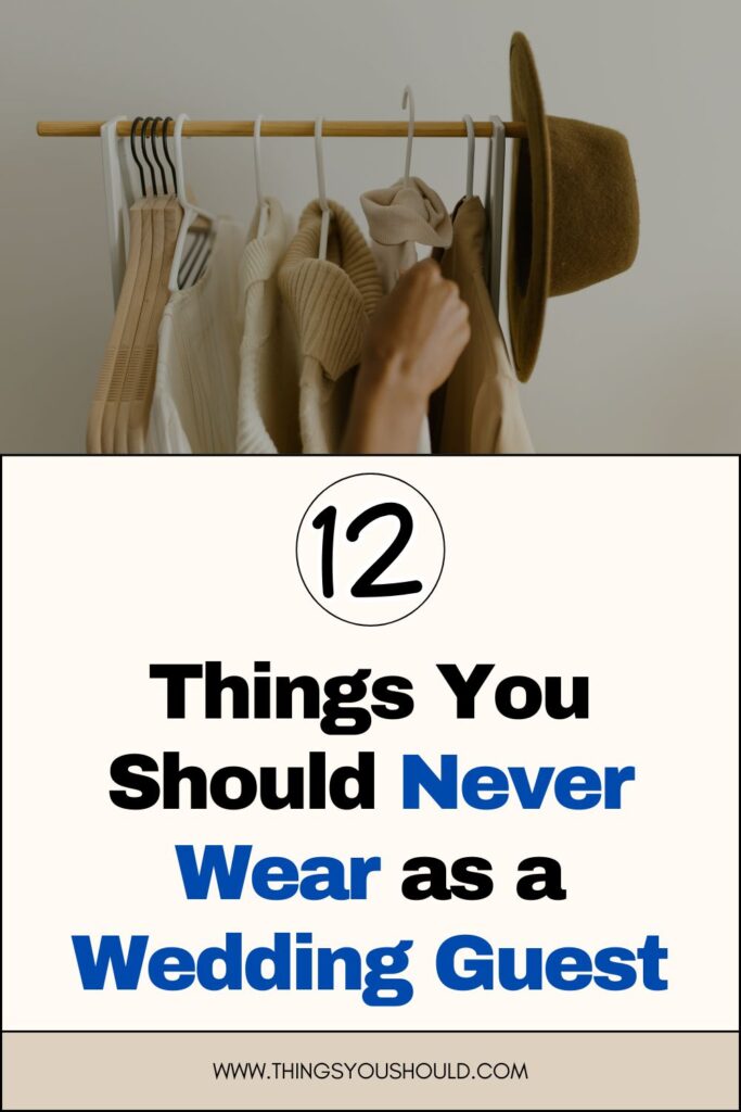 Things You Should Never Wear as a Wedding Guest